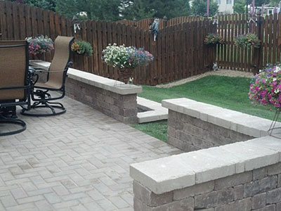 Paver Walls, Yorkville, NY